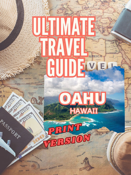 Ultimate Travel Guide Hawaii Oahu - Print